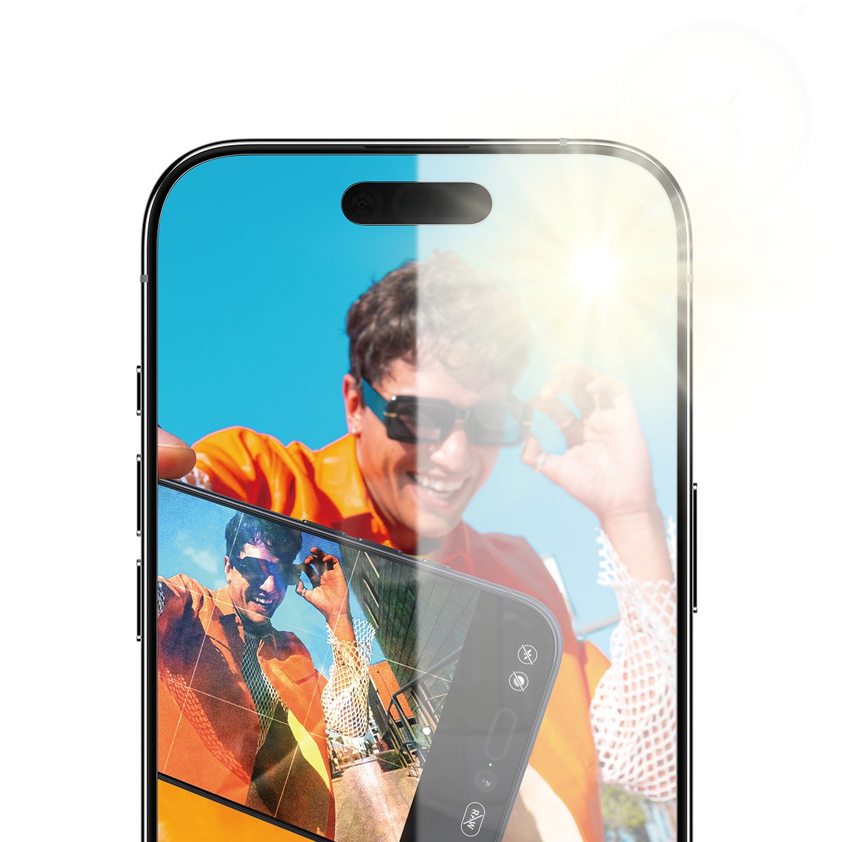 PanzerGlass® Anti-Reflective Armor Displayschutz iPhone Air m. EasyAligner
